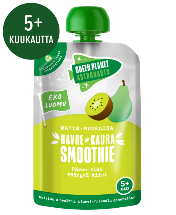 KIIVI PÄÄRYNÄ KAURASMOOTHIE - Green Planet Astronauts