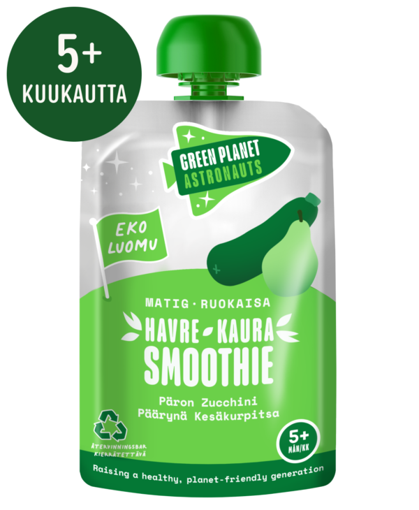 PÄÄRYNÄ KESÄKURPITSA KAURASMOOTHIE - Green Planet Astronauts